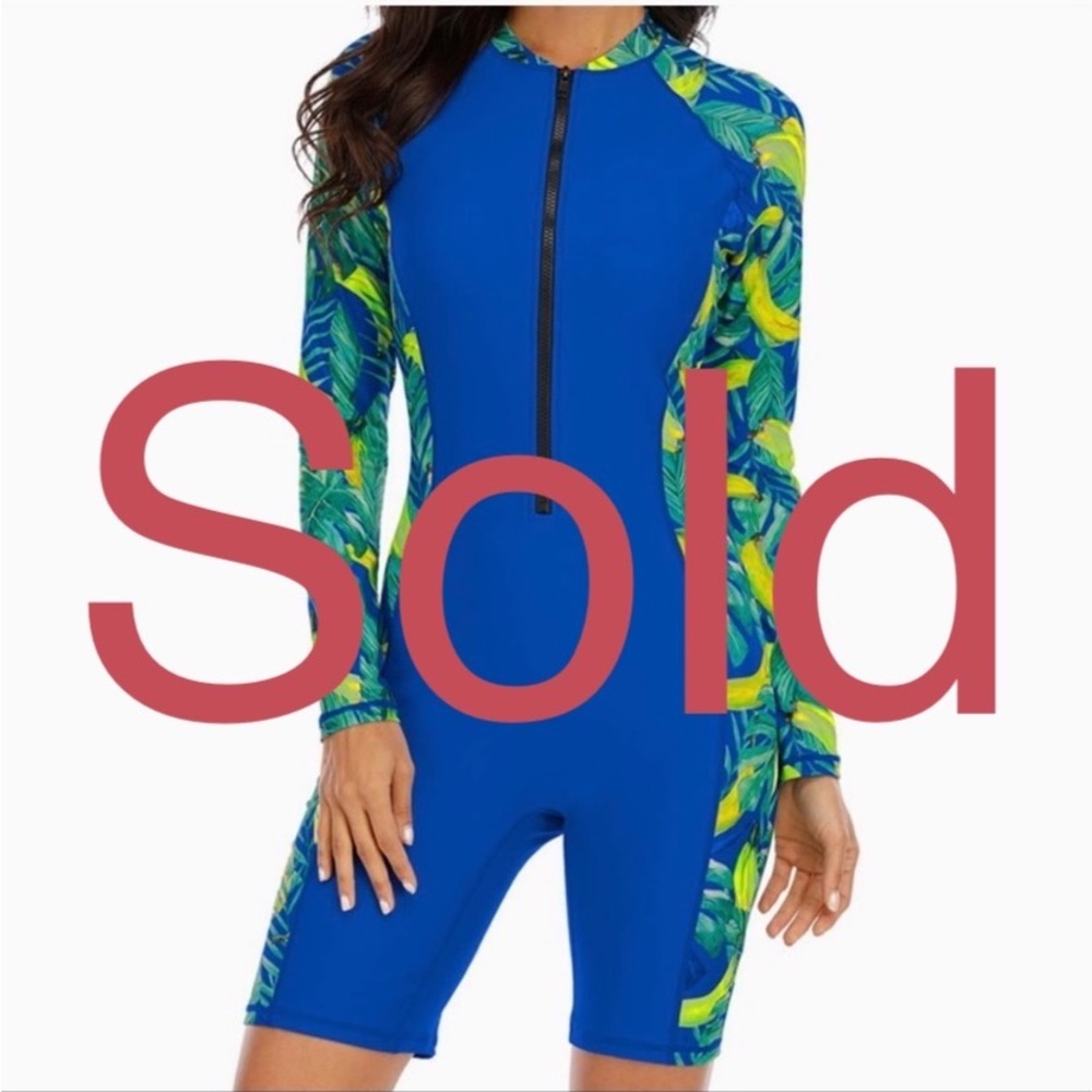 ALUVA Womens Boyleg One Piece Rashguard Swimsuit